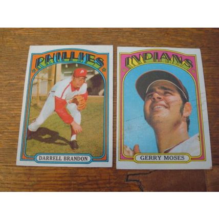 1972 Topps, 10-Cards, Mostly 400 & 500 Series