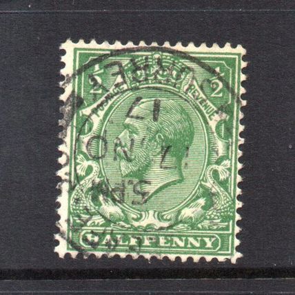 George V - 1912-24 - ½d Green (sg351) Used #3