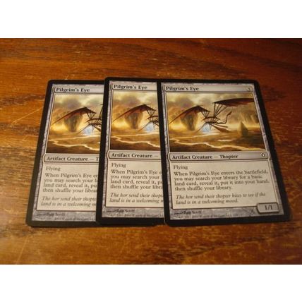Magic The Gathering, MTG, 3-Cards, 1993-2010, PILGRIMS EYE, nm