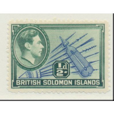 Solomon Islands (British) Stamp Scott #67, Mint Hinged