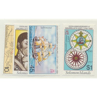 Solomon Islands (British) Stamps Scott #439 To 442, Mint Never Hinged