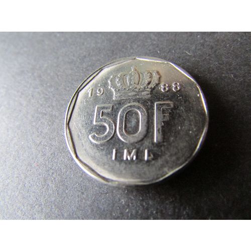 1988 LUXEMBOURG FIFTY FRANCS FREE POST. AAM