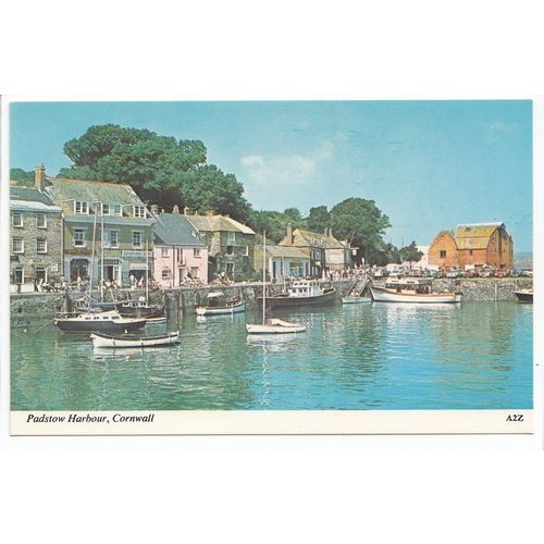 Padstow Harbour Cornwall Postcard A2Z