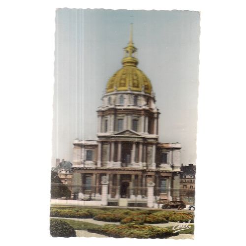 LE DOME, LES INVALIDES, PARIS unused vintage postcard =