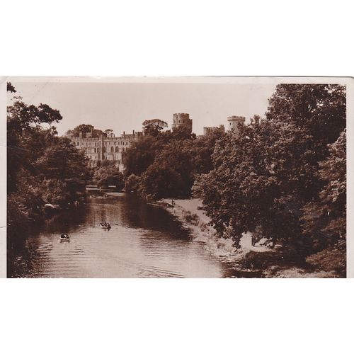 Warwick Castle from the River Warwickshire Postcard (WAR76418)