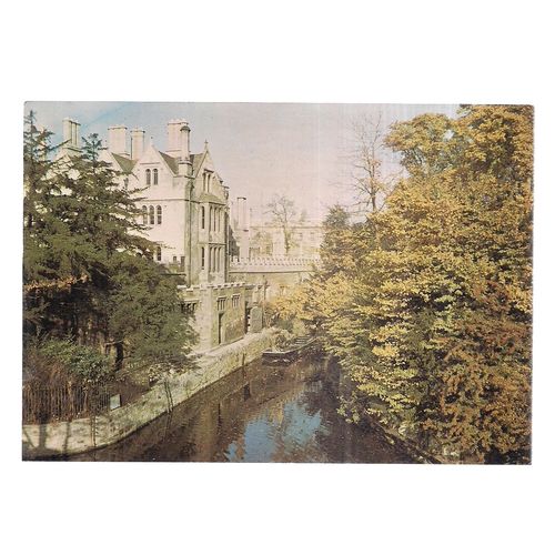 MAGDALEN COLLEGE, OXFORD, vintage postcard unused by J. Arthur Dixon POX 80470 =