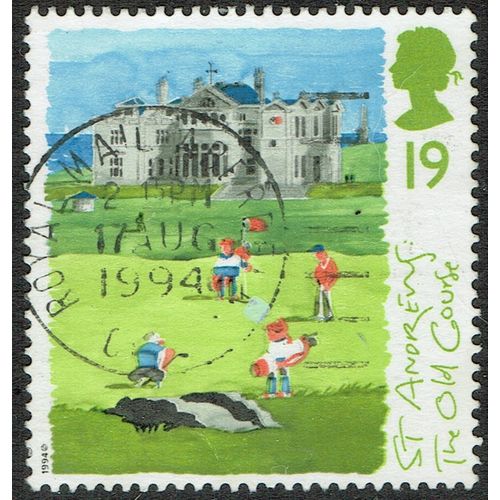 1994 Scottish Golf Courses 19p Multicoloured SG1829 FU