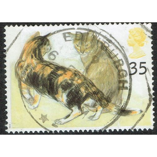 1995 Cats 35p Multicoloured SG1851 FU