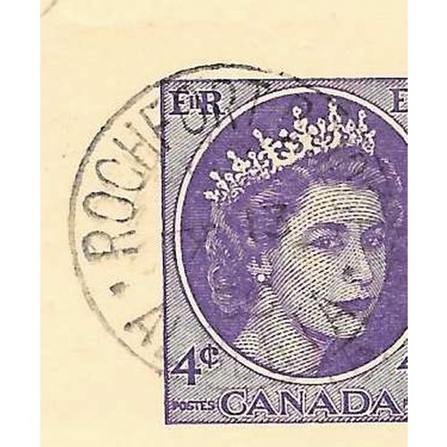 Rochford Bridge duplex, Alberta cancel, 1961, RF C