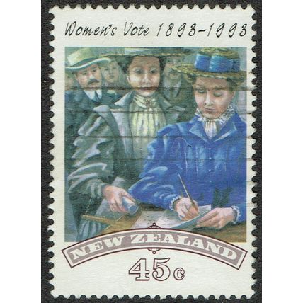 New Zealand 1993 Centenary of Womens Suffrage 45c Multicoloured SG1726 GU