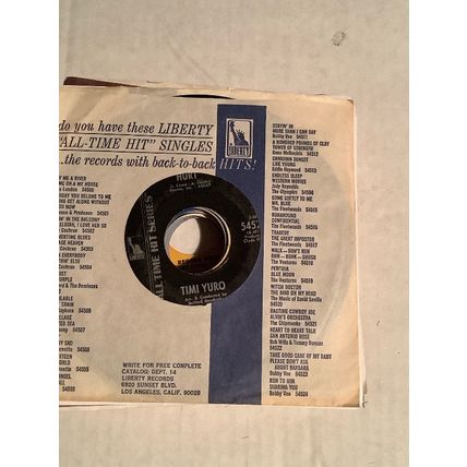 Timi Yuro..Hurt../ What’s a Matter Baby..Reissue..Liberty 54526..45 RPM