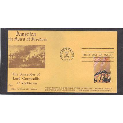 FDC Falkon 1686d 13c Yorktown (Cachet-U/A) CV42299