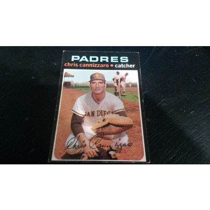 1971 Topps Card # 426 Chris Cannizzaro Very Good (3) San Diego Padres