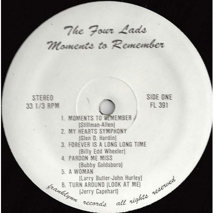 Franklynn LP FL391 The Four Lads "Moments To Remember" MINT! in cellophane wrap