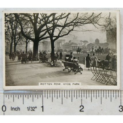 1935 Senior Service Sights of London No. 24 Rotten Row, Hyde Park