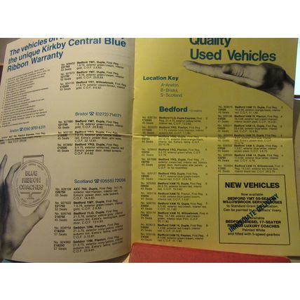 KIRKBY CENTRAL REVIEW, JUNE, 1978 Coachs for sale new and used 8 A4 pages =