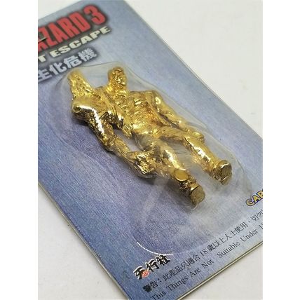 BIOHAZARD 3 William Birkin G1 GOLD Metal Figure - Hong Kong Comic Resident Evil