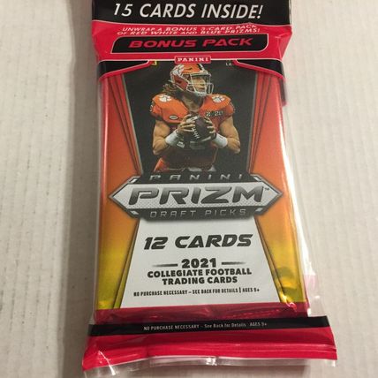 NEW 2021 Panini NFL Prizm Draft Picks Football Trading Cards - 12 Packs