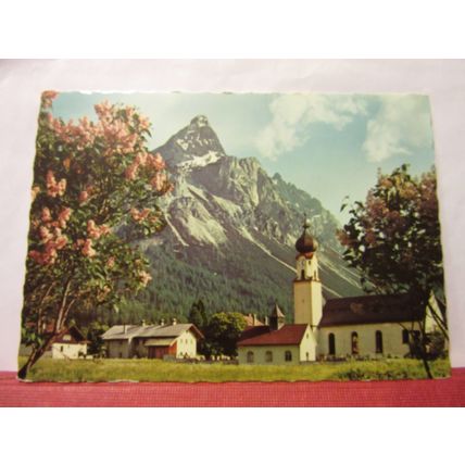 SONNENSPITZE, EHRWALD, TIROL, AUSTRIA used postcard 1960 pm /