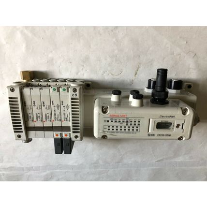 NEW SMC US2984-20,EX230-SDN1,EX230-CB2,VVQ2000 DEVICENET MANIFOLD VALVE,CG