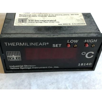 YSI 18140 THERMISTER DIGITAL INDICATOR,YELLOW SPRING 18140 DUAL SET POINT,ER