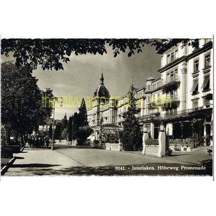 INTERLAKEN, HOHEWEG PROMENADE, SWITZERLAND, Postcard