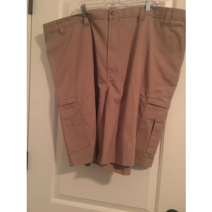 Dickies Men's Big & Tall Khaki Cargo Shorts Pockets Casual Work Size 50