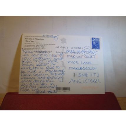 multiview, L'ILE D'YEU, VENDEE, FRANCE used postcard 2009 pm =