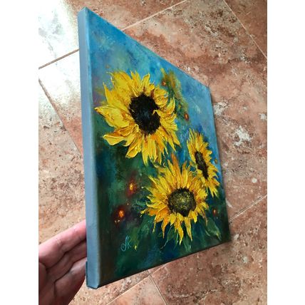 Oil Painting Sunflowers Wall Art Flowers