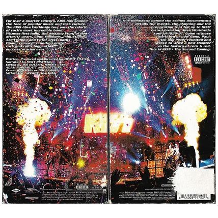 VHS - KISS: The Second Coming (1998) *Gene Simmons / Paul Stanley / Peter Criss*