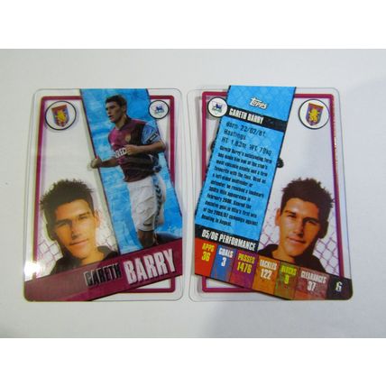6. Gareth Barry - Aston Villa - Topps - I-Cards 2006/07 Football Card