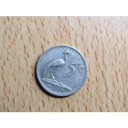 Suid Africa South Africa 1988 5 Cent Coin