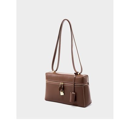 Genuine Leather Womens Evening Handbag Stylish Shoulder Bag Purse for Christmas