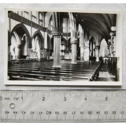 old postcard Stockport, Our Lady & The Apostles R.C. Church Interior