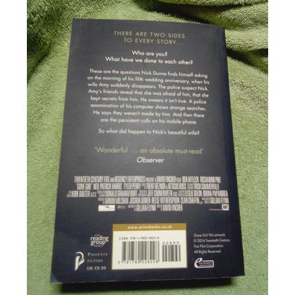 Gone Girl by Gillian Flynn PB tpb