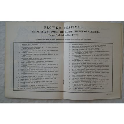 1970 Coleshill Festival, The Parish Church of St. Peter & St. Paul
