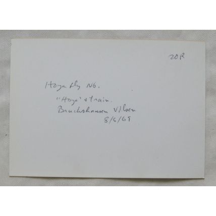 photograph of Locomotive no.6, Hoyaer Railway, 8/6/69