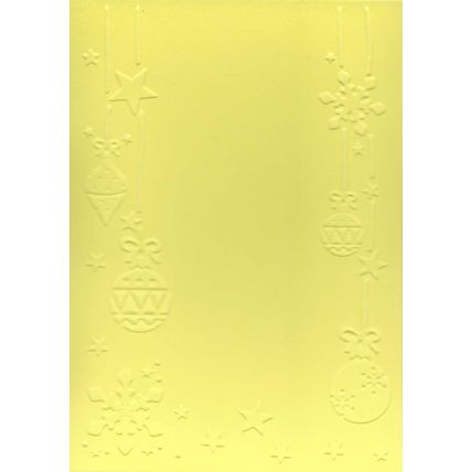 A6 Embossed Card. 10 Sheets. Christmas. Cardmaking Scrapbooking Crafts