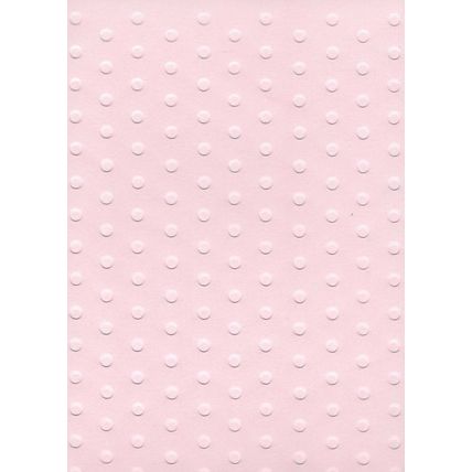 A6 Embossed Card. 10 Sheets. Dots. Cardmaking Scrapbooking Crafts
