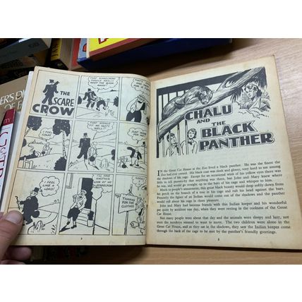 1949 "CHIEF ANNUAL" CHILDRENS FICTION ILLUSTRATED THIN HARDBACK BOOK (LL)