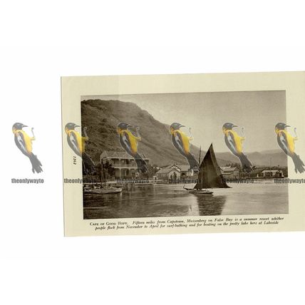 Muizenberg, False Bay, Near Cape Town, South Africa, Book Illustration, c1920