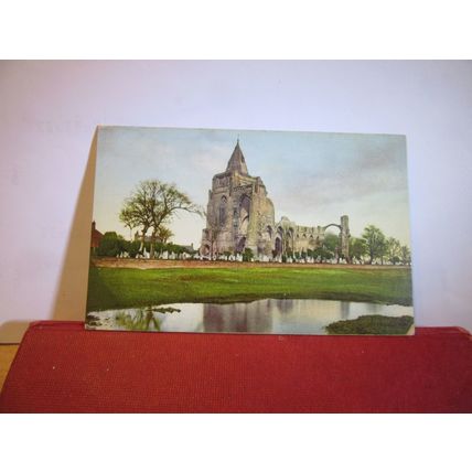 CROWLAND ABBEY, PETERBOROUGH, unused postcard by GNR. Great Northern Railway =