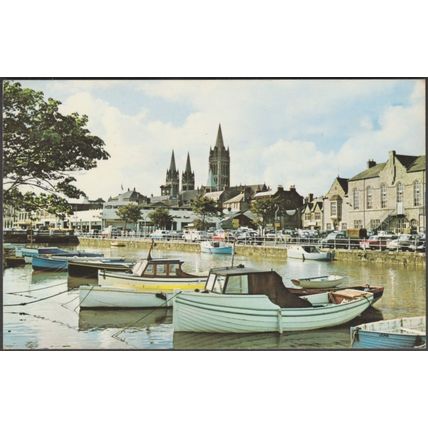 The Quayside, Truro, Cornwall, 1970 - Postcard
