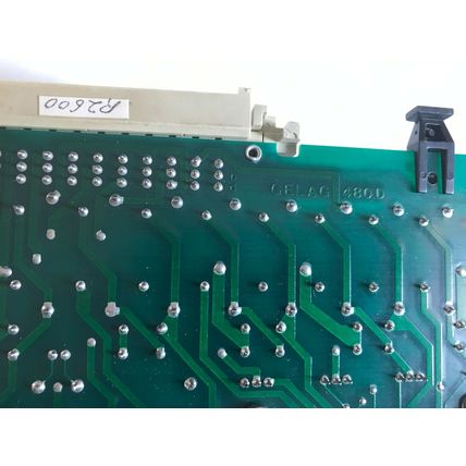 GELAG 480D,FMS-S,FMS-5 OUTPUT-CARD 16X2A/24V PRINTED CIRCUIT BOARD. OPTO 505 ,SN