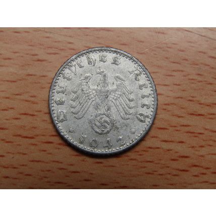 1942d 50 Pfennig Germany Coin