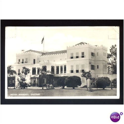 ZANZIBAR British Residency Postcard by Gomes