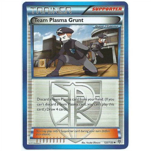Pokemon Black & White Plasma Storm - #125/135 - Team Plasma Grunt