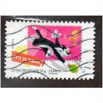 FRA 2009 (56c)(S/A) 'STAMPS DAY' FINE USED (EBID21022)