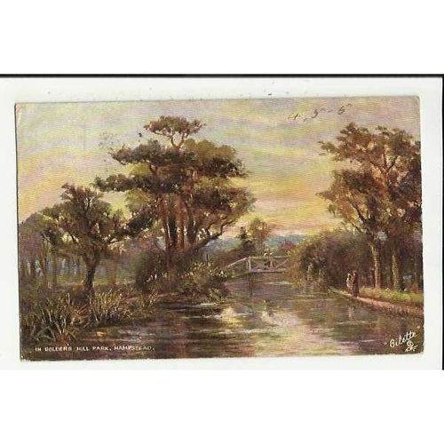 7266 LONDON Golders Hill Park Tuck Oilette Postcard