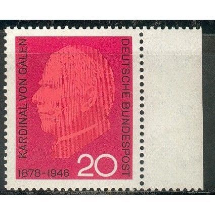Germany 1966 - SG1411 - 20th Death Anniv of Cardinal Clemens von Galen (unused)